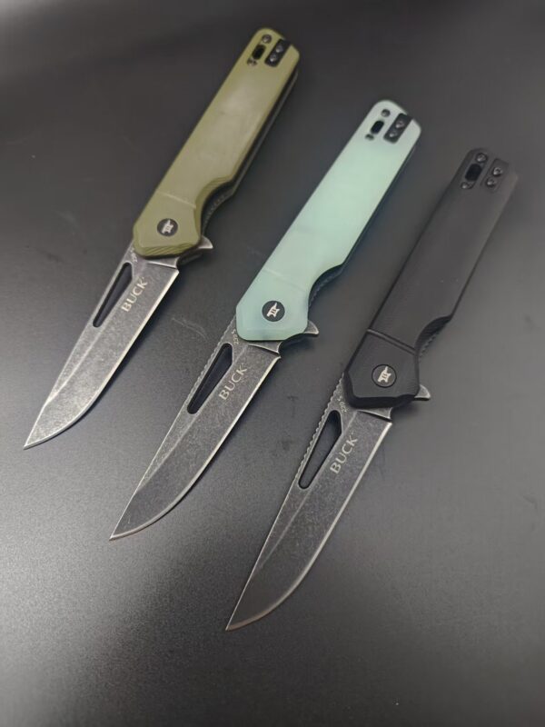 Product Description The 239 Modified Infusion Tanto pocket knife is an excellent choice for everyday carry. Engage the flipper on the back of the handle, and the spring-assisted, black stonewashed, 7Cr17Mov steel blade opens instantly. The blade locks open with a liner lock. The modified tanto blade is great for everyday tasks, like puncturing and piercing when opening packages. Jimping on top of the blade gives you added control. This knife has a durable G10 handle with a lanyard hole. The pocket clip allows for easy carry. The Infusion Modified Tanto is a great choice for an everyday carry knife. Imported