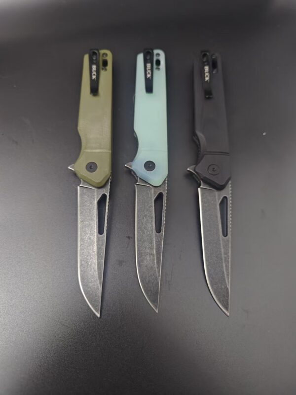 Product Description The 239 Modified Infusion Tanto pocket knife is an excellent choice for everyday carry. Engage the flipper on the back of the handle, and the spring-assisted, black stonewashed, 7Cr17Mov steel blade opens instantly. The blade locks open with a liner lock. The modified tanto blade is great for everyday tasks, like puncturing and piercing when opening packages. Jimping on top of the blade gives you added control. This knife has a durable G10 handle with a lanyard hole. The pocket clip allows for easy carry. The Infusion Modified Tanto is a great choice for an everyday carry knife. Imported