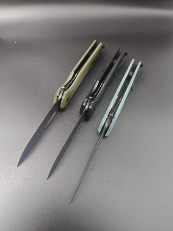 Product Description The 239 Modified Infusion Tanto pocket knife is an excellent choice for everyday carry. Engage the flipper on the back of the handle, and the spring-assisted, black stonewashed, 7Cr17Mov steel blade opens instantly. The blade locks open with a liner lock. The modified tanto blade is great for everyday tasks, like puncturing and piercing when opening packages. Jimping on top of the blade gives you added control. This knife has a durable G10 handle with a lanyard hole. The pocket clip allows for easy carry. The Infusion Modified Tanto is a great choice for an everyday carry knife. Imported