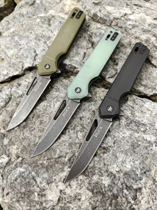 Product Description The 239 Modified Infusion Tanto pocket knife is an excellent choice for everyday carry. Engage the flipper on the back of the handle, and the spring-assisted, black stonewashed, 7Cr17Mov steel blade opens instantly. The blade locks open with a liner lock. The modified tanto blade is great for everyday tasks, like puncturing and piercing when opening packages. Jimping on top of the blade gives you added control. This knife has a durable G10 handle with a lanyard hole. The pocket clip allows for easy carry. The Infusion Modified Tanto is a great choice for an everyday carry knife. Imported